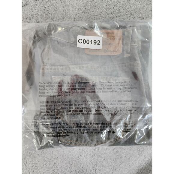 Vintage Eddie Bauer High Rise Relaxed Fit Tapered Leg Jeans Size 10 Green Denim - Picture 16 of 16